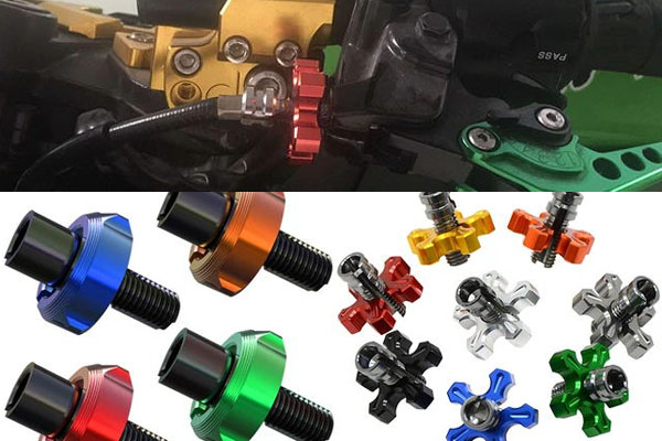 Custom Motorbike CNC Machining Clutch Cable Adjuster Screws