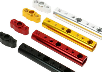 Custom Motorcycle CNC Aluminum Multi-Function Extension Rod Mirror Bracket Surface Treatment