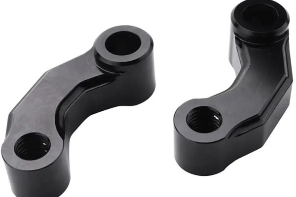 Custom Motorcycle CNC Aluminum Multi-Function Extension Rod Mirror Bracket Machining