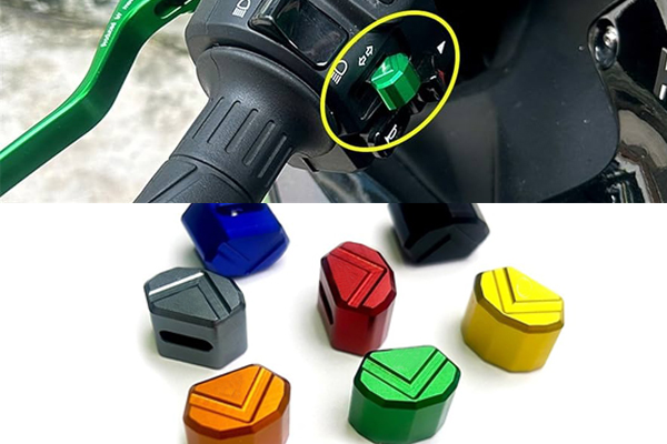 Custom CNC Aluminum Turn Signal Light Switch Cover Machining