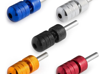 Custom CNC Aluminum Tattoo Machine Grip Tubes Pin Bar Surface Treatment