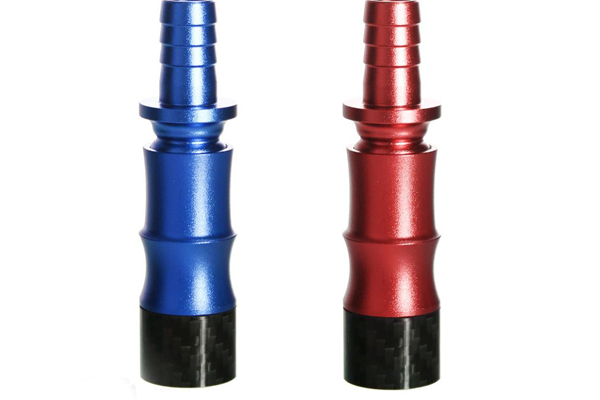 Custom CNC Aluminium Shisha Hookah Stem Hose Adapter Machining