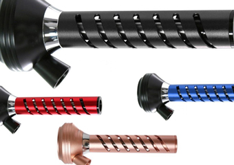 Custom CNC Aluminium Shisha Hookah Stem Shaft Surface Treatment