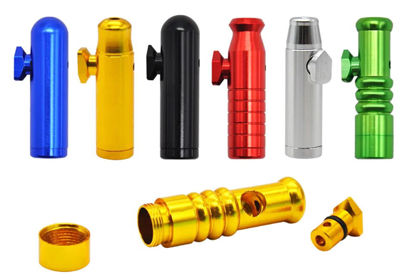 Custom CNC Aluminum Snuff Bullet Pipe Matt Machining