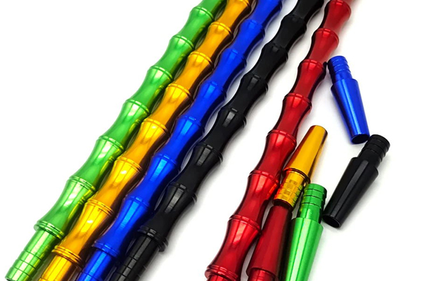 Custom Aluminum CNC Machining Stem Hookah Hose Mouthpiece