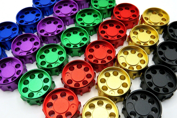 Custom CNC Anodized Aluminum Rotary Encoder Knob Machining