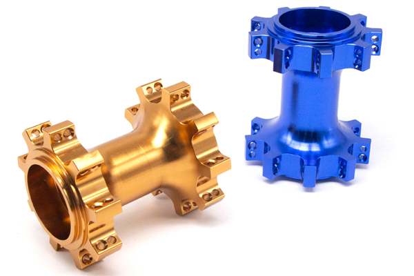 Custom CNC Aluminum 6 Pawls Disc Rear And Front Bicycle Brake Hub Machining