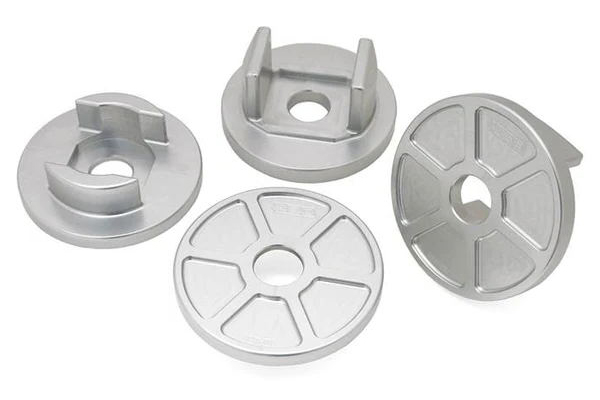 Custom CNC Billet Aluminum MQB Rear Subframe Mount Inserts Machining