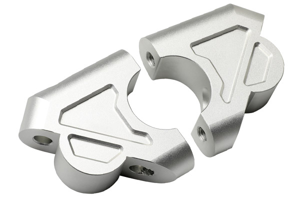 Custom CNC Aluminum Motorcycle Handlebar Heightening Machining