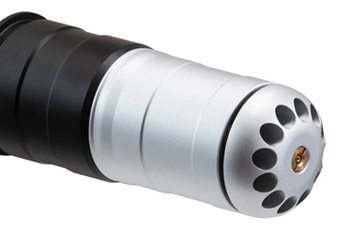 Custom CNC Aluminum Gas Grenade Shell Surface Treatment