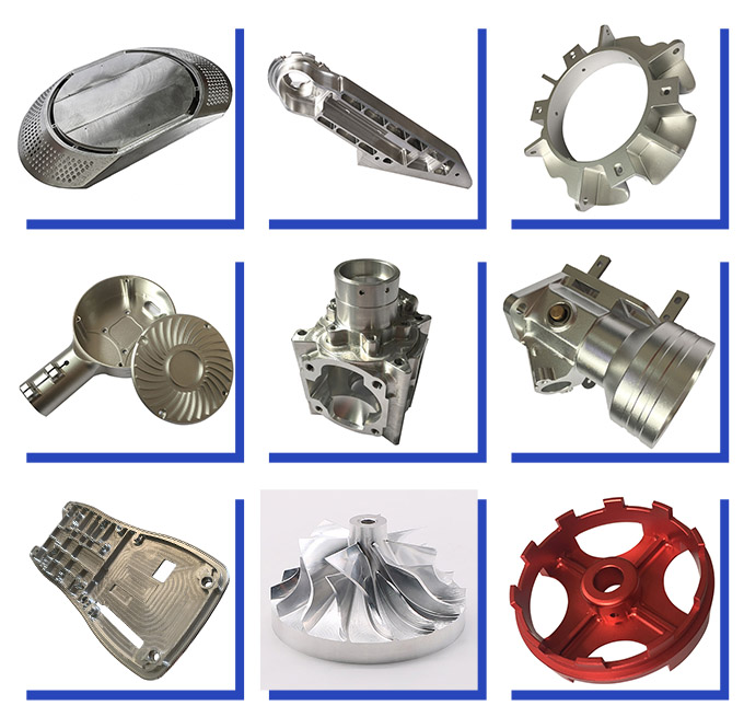 4-Axis and 5-Axis CNC Machining parts