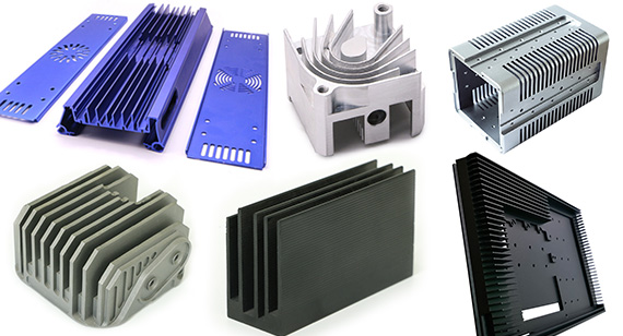 Heat Sink Radiator CNC Machining Parts