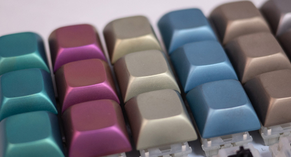 Titanium Keycaps CNC Machining