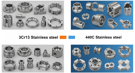 3Cr13 Steel and 440C Stainless Steel CNC Machining Parts