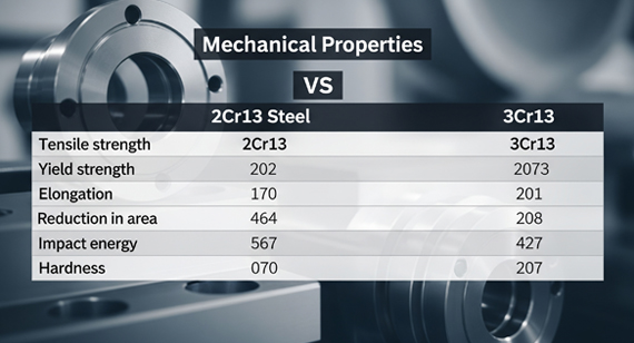 2Cr13 Steel and 3Cr13 Steel Mechanical Properties