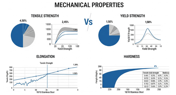 18/10 Stainless Steel Mechanical Properties
