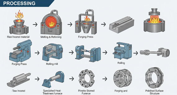 CNC machining process of Inconel alloy