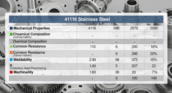 4116 Stainless Steel Characteristics