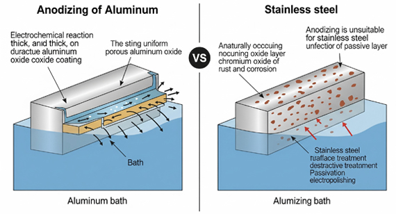 Anodized Aluminum vs. Stainless Steel