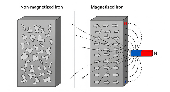 Ferromagnetic domains
