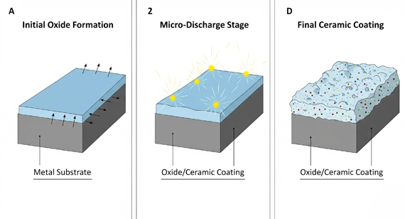 Process of micro-arc oxidation coating