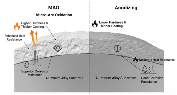 Micro-Arc Oxidation vs. Anodizing