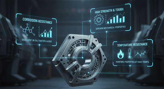 Monel Alloy CNC Machining Parts Characteristics