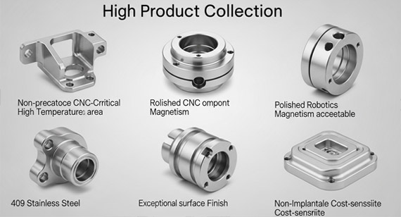 High-precision 409 stainless steel CNC machined parts
