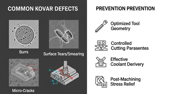 Kovar Alloy CNC Machining Defects and Their Prevention