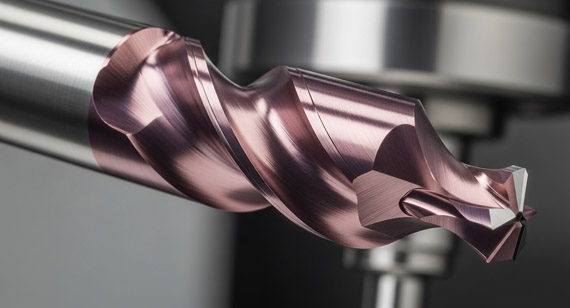 PVD Coated Carbide End Mills for Kovar CNC Machining