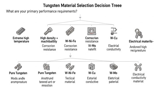 Tungsten Material Selection Decision Tree Tungsten Material Selection Decision Tree