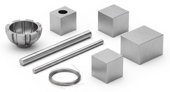 Pure Tungsten and Tungsten Alloy Materials Pure Tungsten and Tungsten Alloy Materials