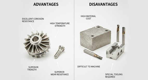 Nickel Alloys CNC Machining Parts Advantages and Disadvantages