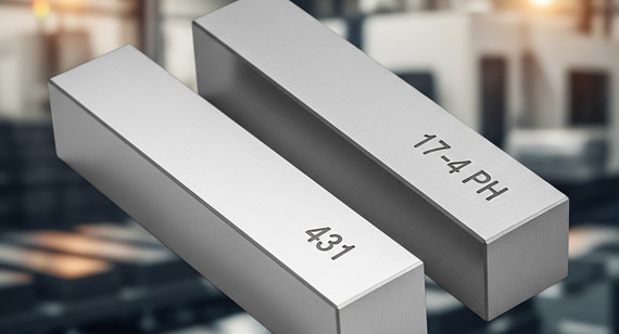 431 vs. 17-4 PH Stainless Steel Stock