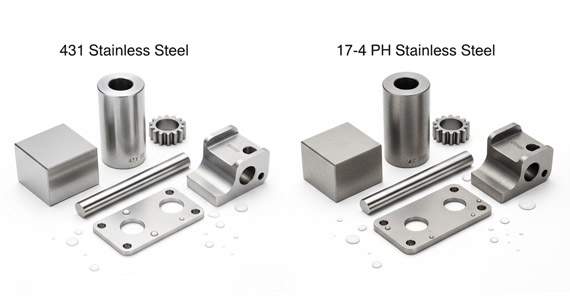 431 Stainless Steel vs. 17/4 PH Stainless Steel: What’s the Difference?