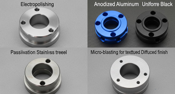 CNC Machined Metal Parts Surface Finishing CNC Machined Metal Parts Surface Finishing