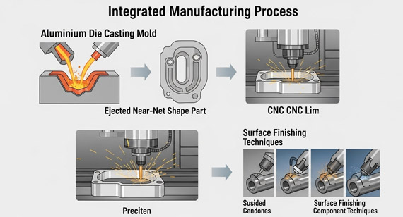Die-Casting CNC Machining Integrated Manufacturing Process Die-Casting CNC Machining Integrated Manufacturing Process