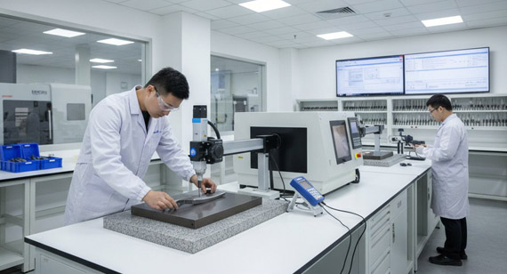 Quality inspection process for CNC machined 3CR13 steel knife parts