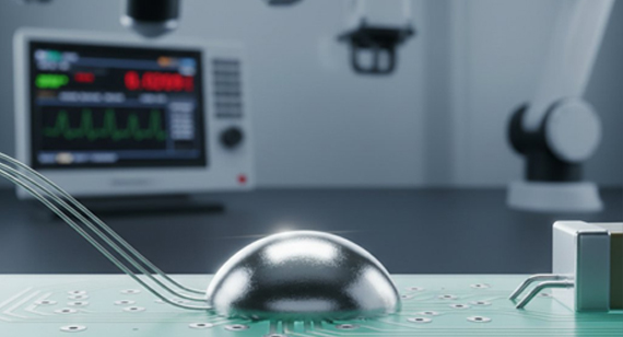 precision medical device solder joint macro