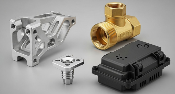 Precision CNC Machining of Aluminum Aerospace Brackets, Small Stainless Steel Medical Implants, Brass Valve Assemblies, and Delicate Plastic Electronic Housings