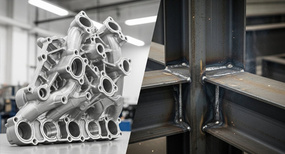 cnc machining manifold welded joint design complexity strength