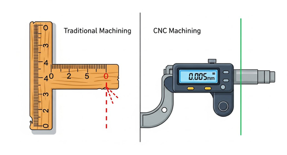 CNC Machining and Traditional Machining Accuracy Measurement Comparison CNC Machining and Traditional Machining Accuracy Measurement Comparison