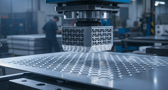 Sheet Metal Embossing Aluminum Stamping