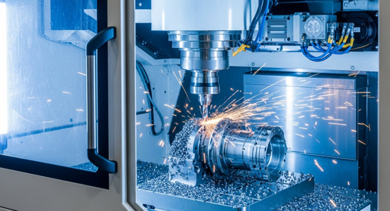 high speed 5 axis cnc machining aerospace parts