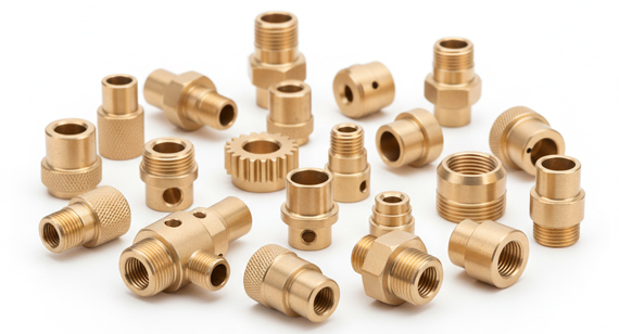 Automotive Industry Brass CNC Machining Parts