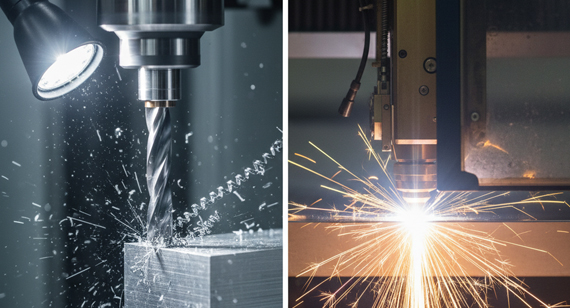 CNC Milling vs. Laser Cutting: How Do You Choose the Right Machining Process?