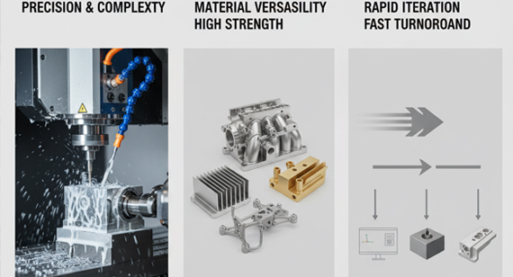CNC Machining for Metal Prototyping Advantages