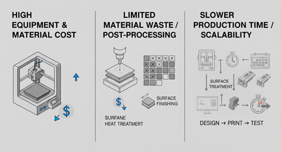 Additive Manufacturing in Metal Prototyping Disadvantages