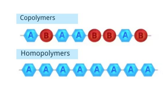 Copolymers and Homopolymers Difference Between