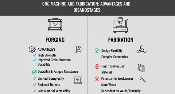 Forging and Fabrication Advantages and Disadvantages Forging and Fabrication Advantages and Disadvantages